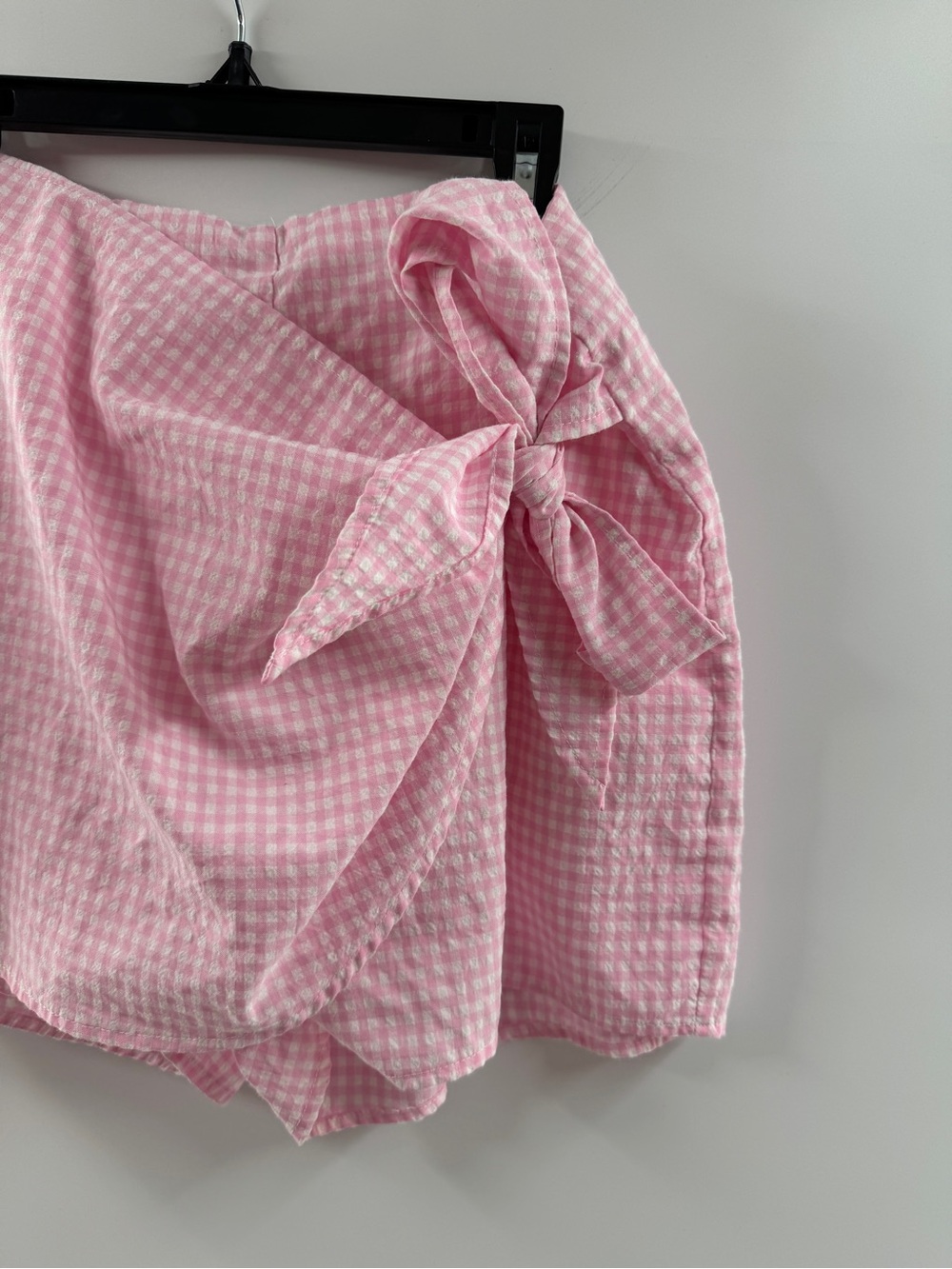 Princess Polly Kyla Pink Gingham Tie Waist Skort – US 6 - Picture 2 of 8